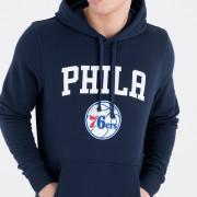 Sweat   capuche New Era  avec logo de l'équipe Philadehia 76ers