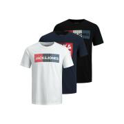 Set of 3 t-shirts Jack & Jones Corp Logo