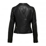 Leather jacket woman Only Gemma imitation cuir biker