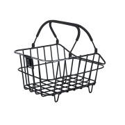 Basket with front handle Basil cento multisystem nordlicht aluminium