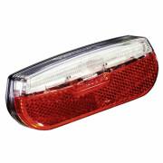 Battery operated LED rear light with position light Trelock trio flat ls812