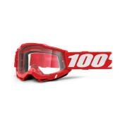 Motorcycle cross mask clear screen 100% Accuri 2