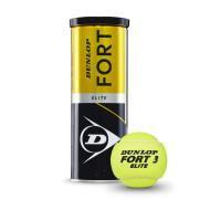 Set of 3 tennis balls Dunlop fort elite