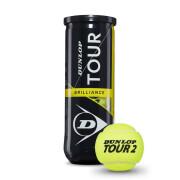 Set of 3 tennis balls Dunlop tour brilliance