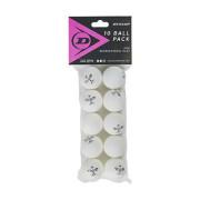 Set of 10 table tennis balls Dunlop