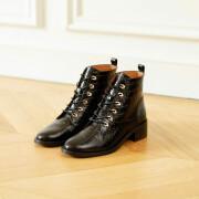 Women's boots Bons Baisers de Paname Paulette-Croco Noir