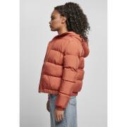 Women's jacket Urban Classics hooded puffer-large sizes