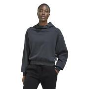 Women's short hooded sweatshirt adidas Studio Lounge