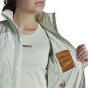 Women's down jacket adidas Terrex Myshelter Primaloft Parley