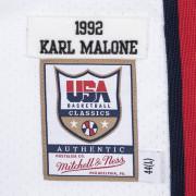 Authentic team home jersey USA Karl Malone 1992