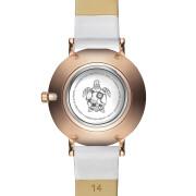 Leather watch woman Amelia Parker Petite Rose White