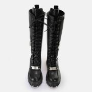 Zipped boots with laces nappa woman Buffalo Lion