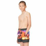 Short swim shorts with a half-lined waistband for children Freegun California