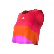 Women's short jersey adidas Farm Tie-Dye Imprimé Aeroready