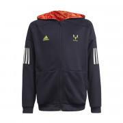 Children's hooded sweatshirt with zip adidas Messi Football-Inspired