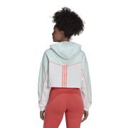 Sweatshirt woman adidas Essentials Colorblock 3-Stripes