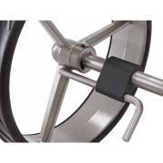 Brake for manual trolleys in titanium or stainless steel JuCad