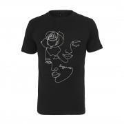 Women's T-shirt Mister Tee one line rose