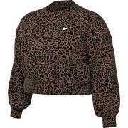 Sweatshirt woman Nike Dri-Fit GT FT CREW LEOPARD