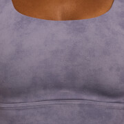 Long padded bra with normal support for women Nike Zenvy Tie-Dye