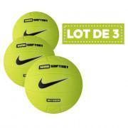 Set of 3 balloons Nike 1000 softset outdoor jaune fluo