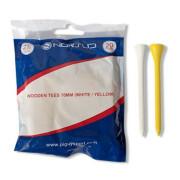 Bag of 20 wooden tees Norsud 70mm