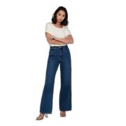 Jeans high waist wide legs woman Only Bianca Pim