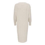 Dress v-neck long sleeves woman Only New Tessa