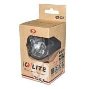 front battery bike light on fork delivered with 3 aaa batteries P2R Qlite Ql-282 1W