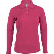 Women's long sleeve polo shirt Kariban