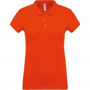 Woman polo shirt short sleeves Kariban Piqué