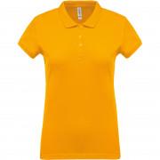 Woman polo shirt short sleeves Kariban Piqué