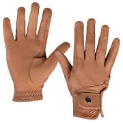 Leather riding gloves QHP Pro