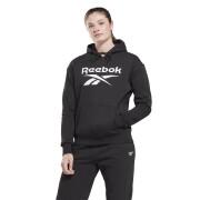 Women's fleece hooded sweatshirt Reebok Identity Big Logo