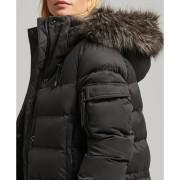 Women's long microfiber parka Superdry Expedition