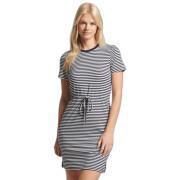 T-shirt dress with drawstring for women Superdry Ecovero