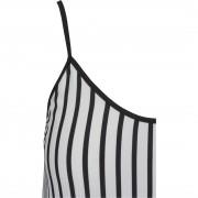 Women's Urban Classic Striped pleated lip dress