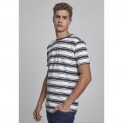 T-shirt urban classic double stripe long shaped