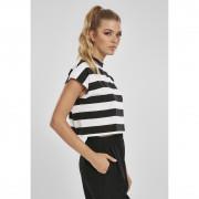 Women's T-shirt Urban Classics stripe short