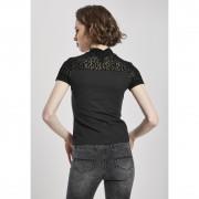 Women's T-shirt Urban Classics flock lace turtleneck