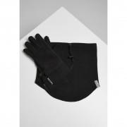 Gloves and necklace Urban Classics fleece winter set