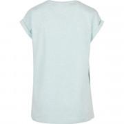 Women's T-shirt Urban Classics color melange extended shoulder-grandes tailles