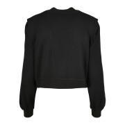 Sweatshirt round neck woman Urban Classics ded shoulder modal terry (Grandes tailles)