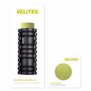Set of foam massage rollers with lacrosse ball Velites Mobility