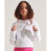 Hoodie with embossed pattern for women Superdry Expedition