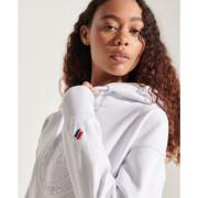 Hoodie with embossed pattern for women Superdry Expedition