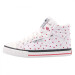 B51-3738-02 WHITE/DOTS/RED HEARTS